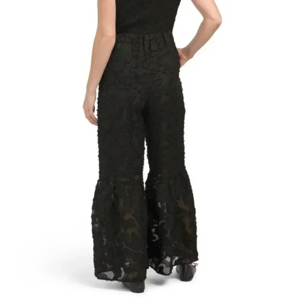 Jacquard Bell Bottom Jumpsuit - Picture 2 of 2